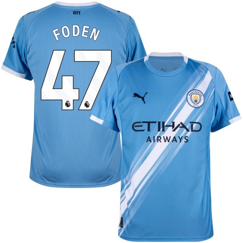 Manchester City Hemmatröja Foden 47 2025–2026 Barn Manchester City Hemmatröja Foden 47 2025–2026 Barn